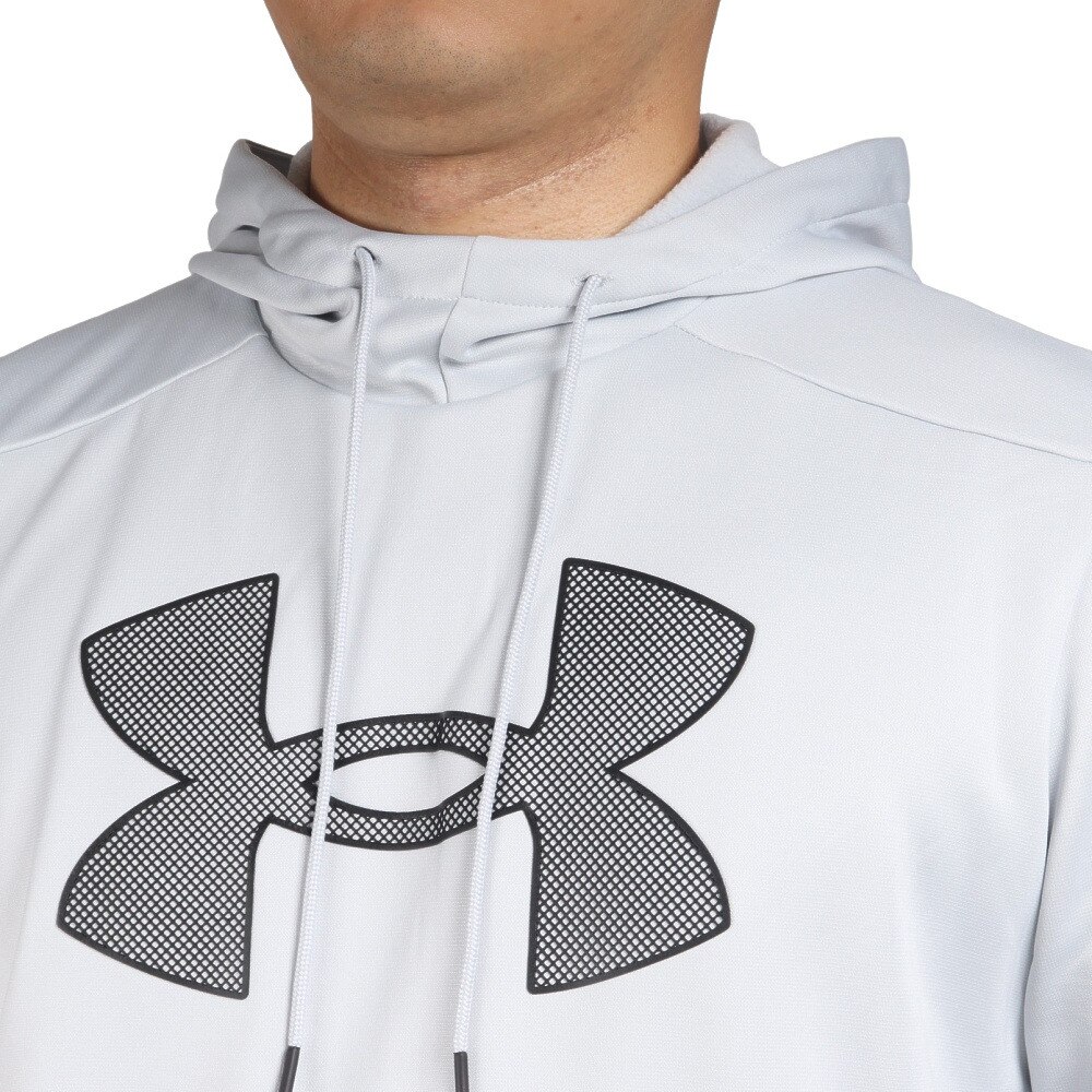 アンダーアーマー（UNDER ARMOUR）（メンズ）裏起毛 スウェット パーカー ロゴ アーマーフリース フーディー 1373352 014