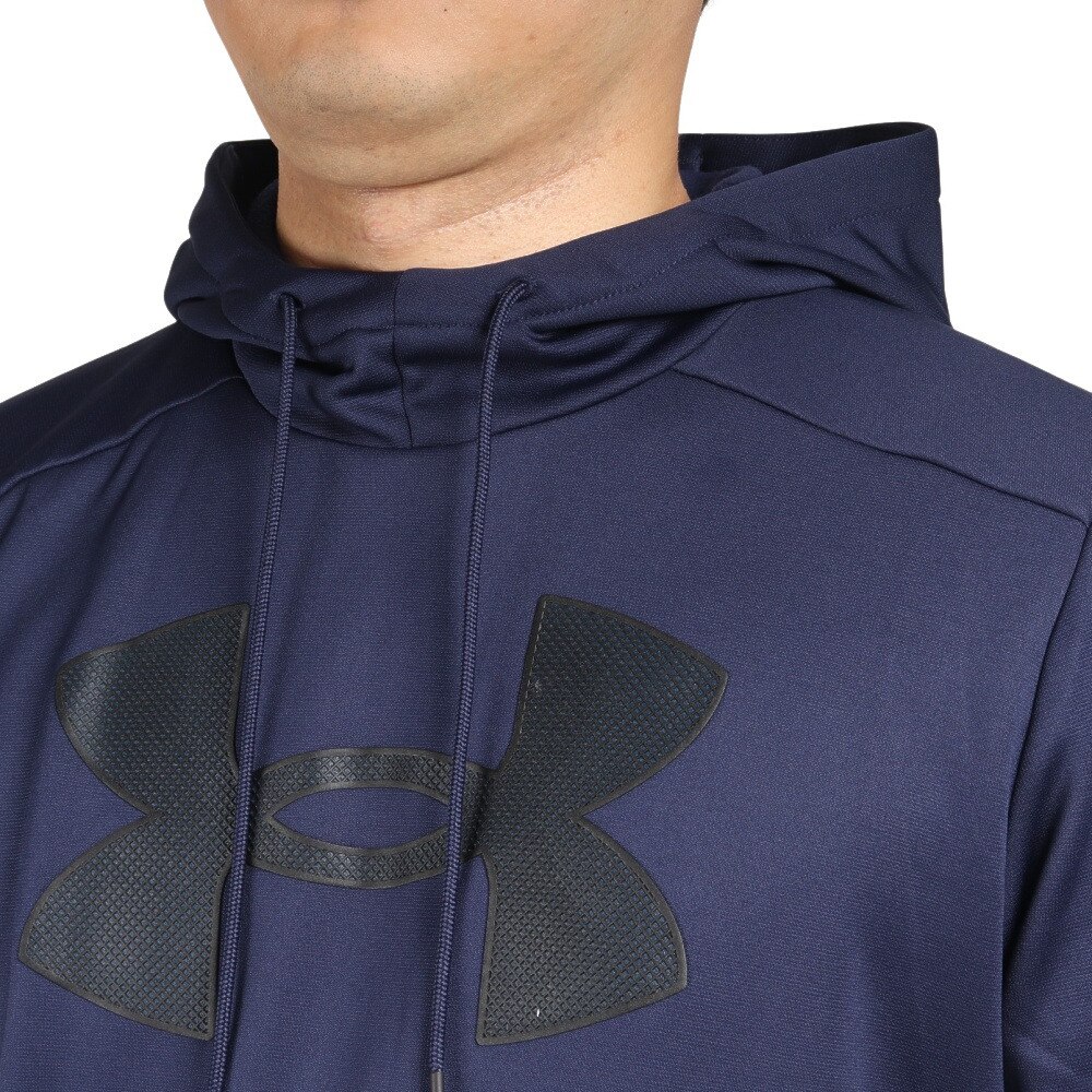 アンダーアーマー（UNDER ARMOUR）（メンズ）裏起毛 スウェット パーカー ロゴ アーマーフリース フーディー 1373352 410