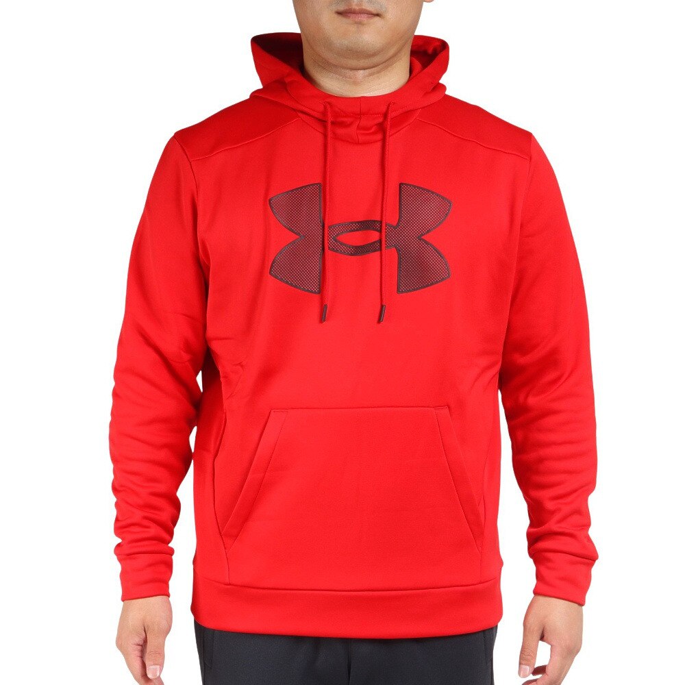 アンダーアーマー（UNDER ARMOUR）（メンズ）パーカー メンズ  裏起毛 スウェット  ロゴ アーマーフリース  1373352 600