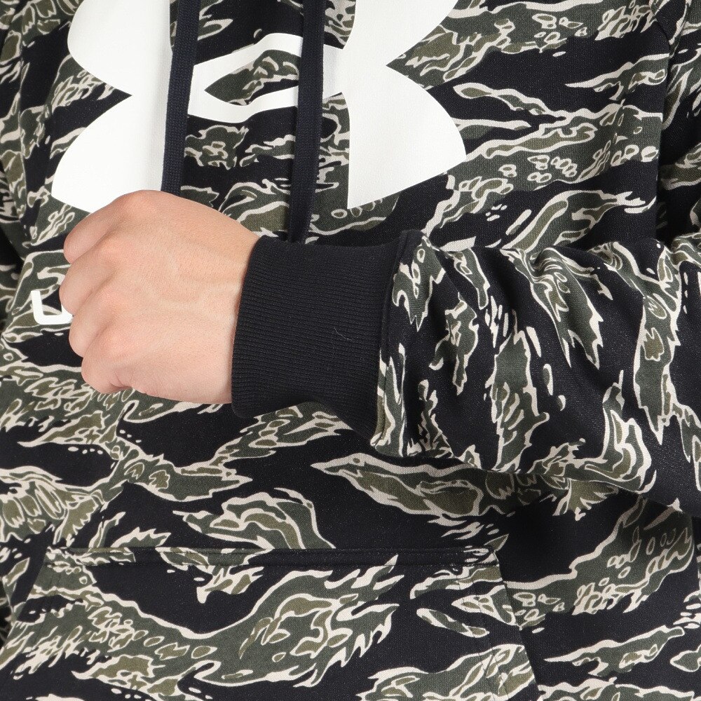 アンダーアーマー（UNDER ARMOUR）（メンズ）裏起毛 パーカー ライバルフリース ビッグロゴ プリント フーディー 1375511 002★★★