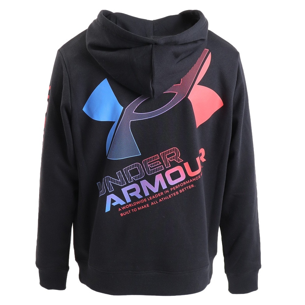アンダーアーマー（UNDER ARMOUR）（メンズ）裏起毛 プルオーバー ライバルフリース グラディエント フーディー 1375514 001★★★