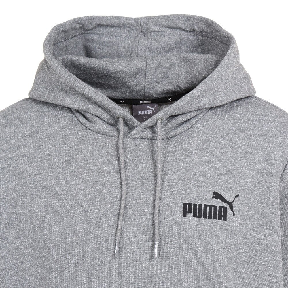 プーマ（PUMA）（メンズ）POWER ロゴ フーディー 672507 03 GRY