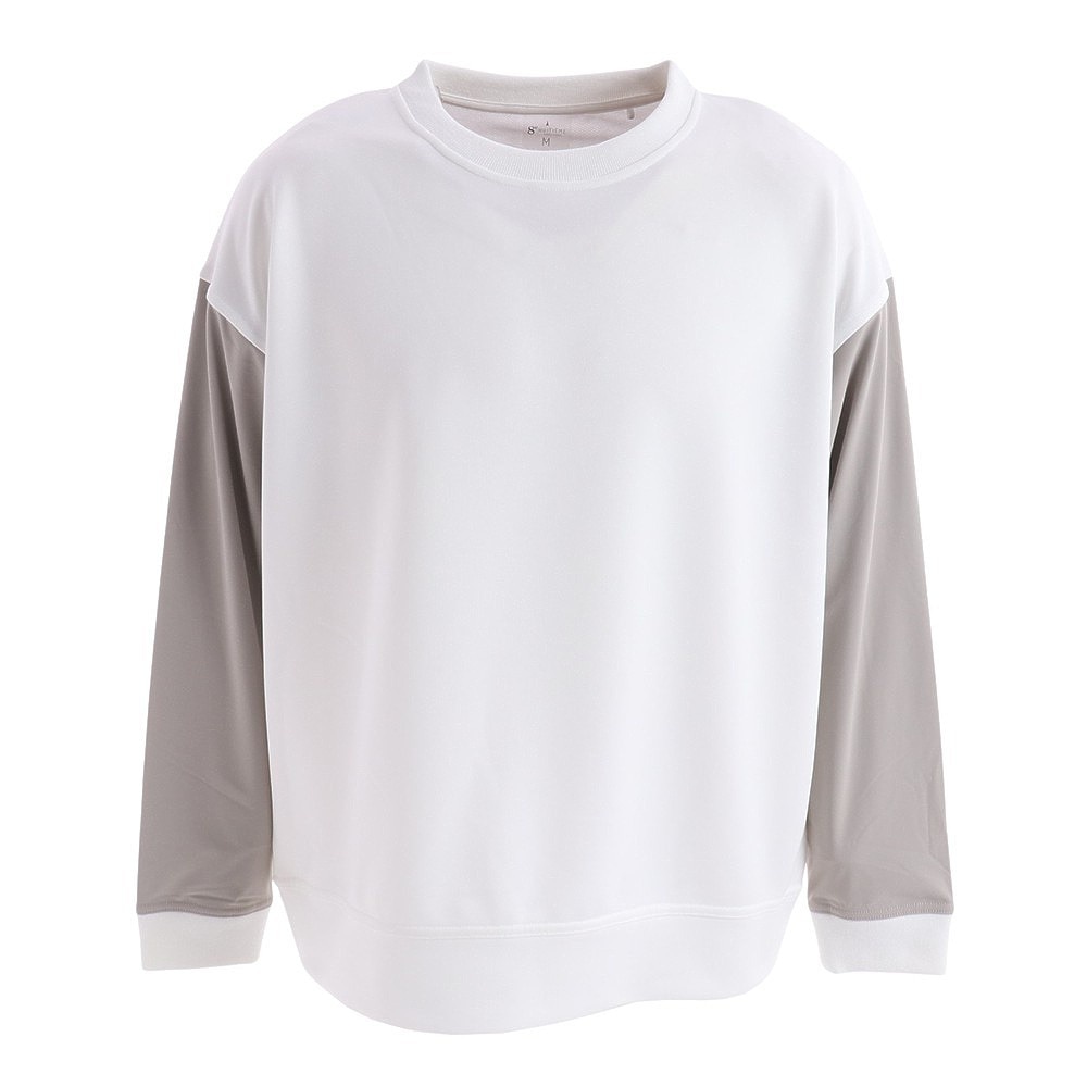 ウィッテム（HUITIEME）（メンズ）ハイブリット クルーネックスウェット 191-37910-005