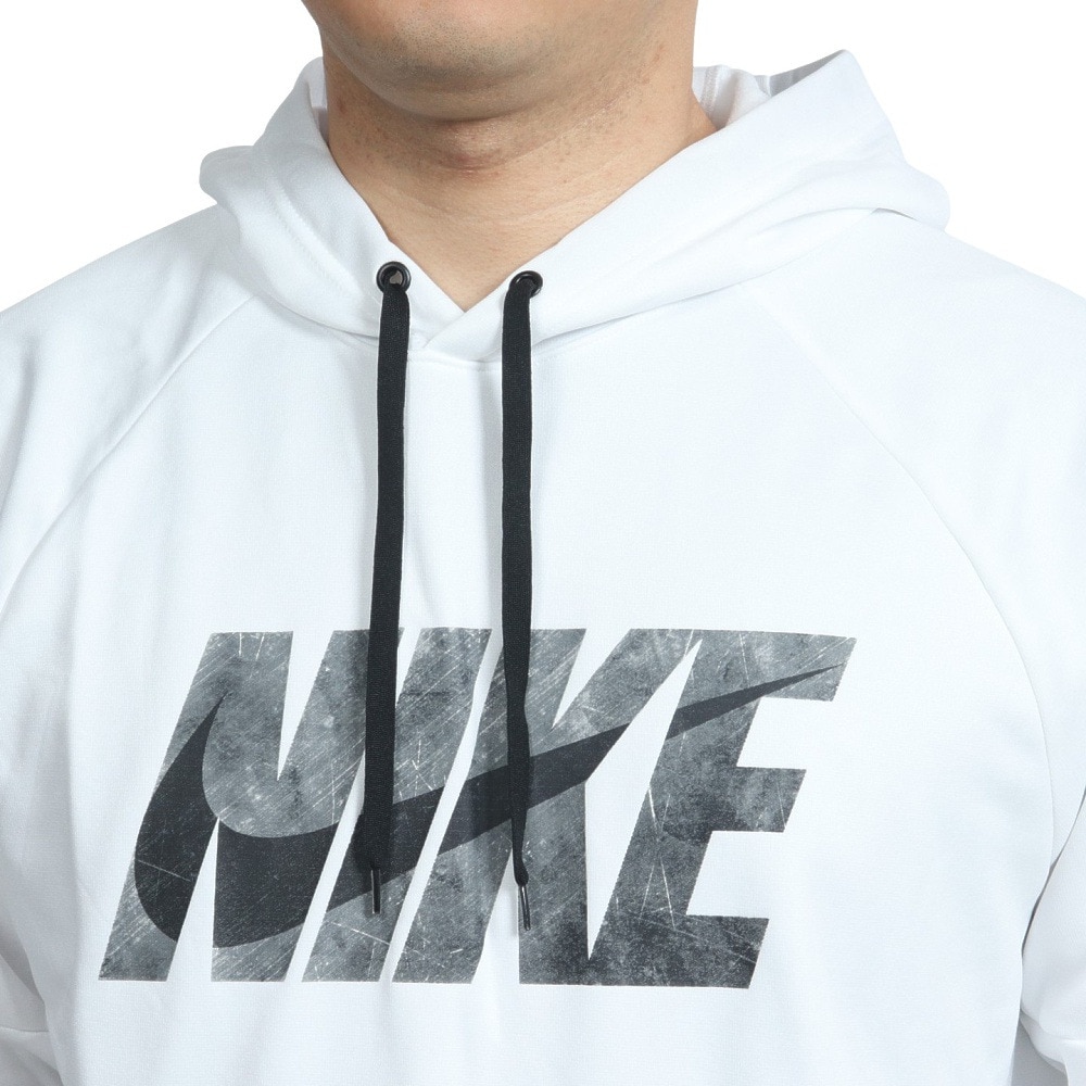 ナイキ（NIKE）（メンズ）スウェット プルオーバー フィットネスパーカー サーマフィット DQ4843-100