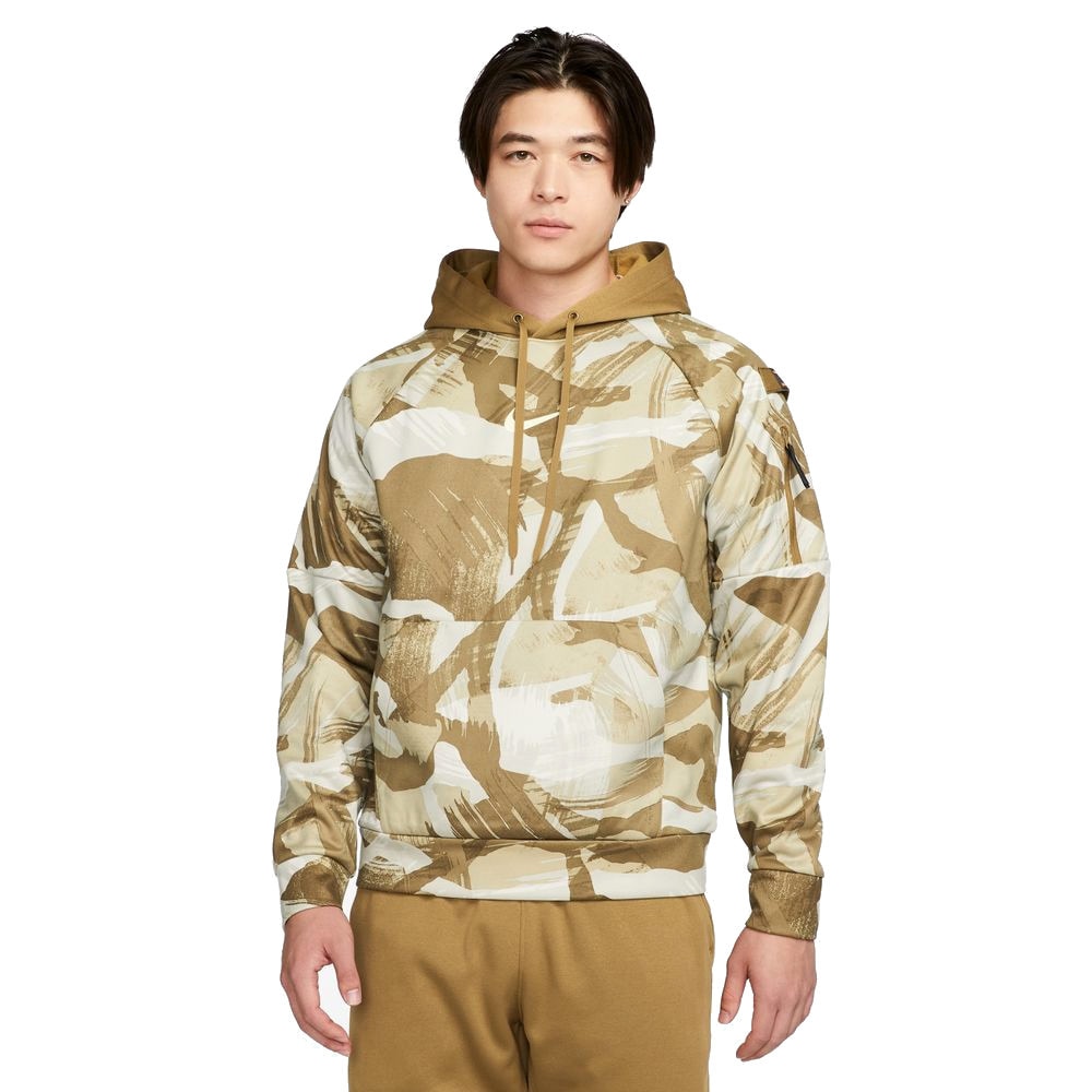 NIKE CAMOFLAGE PATTERN PULLOVER PARKA