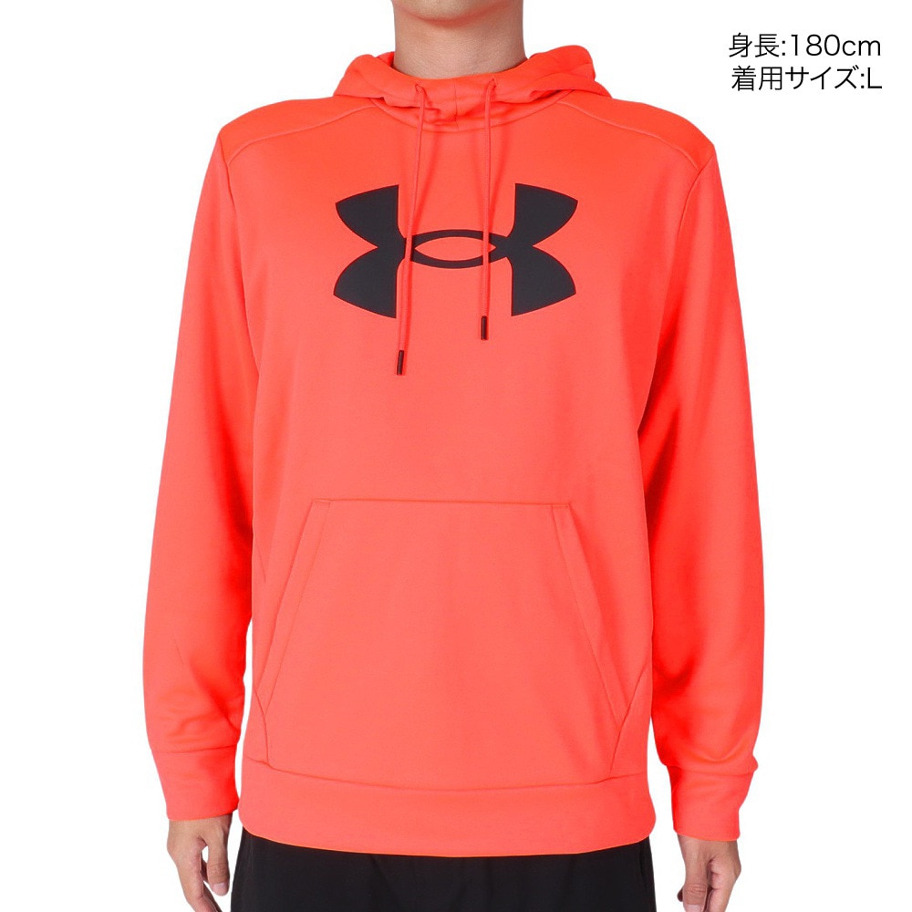 アンダーアーマー（UNDER ARMOUR）（メンズ）パーカー メンズ アーマーフリース ビッグロゴフーディー 1379743 628