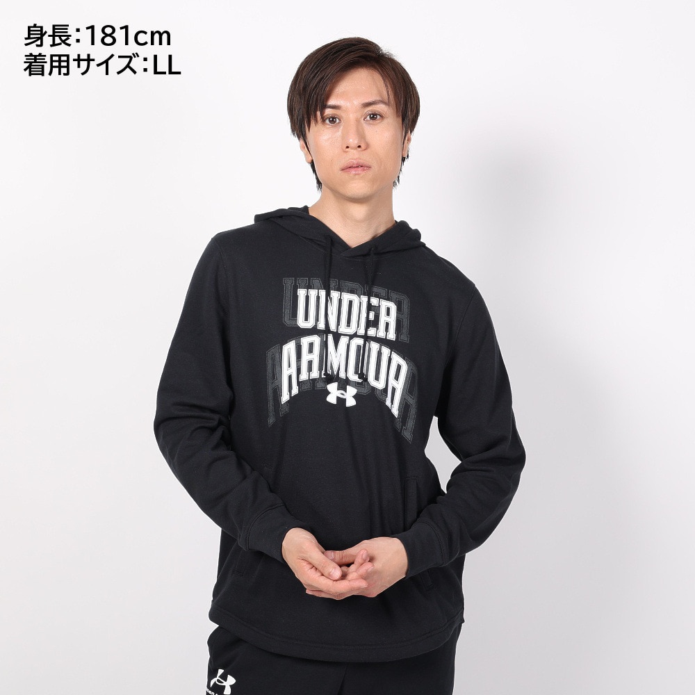 アンダーアーマー（UNDER ARMOUR）（メンズ）パーカー メンズ ライバルテリー グラフィック フーディー 1379766 001