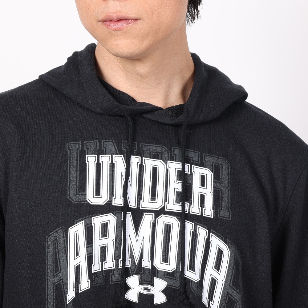 アンダーアーマー（UNDER ARMOUR）（メンズ）パーカー メンズ ライバルテリー グラフィック フーディー 1379766 001