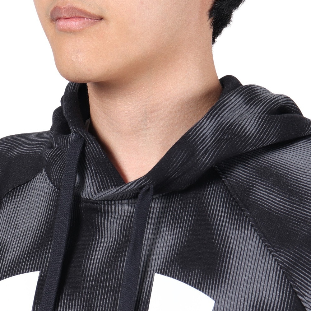 アンダーアーマー（UNDER ARMOUR）（メンズ）パーカー メンズ ライバルフリース ビッグロゴ 1381331 001