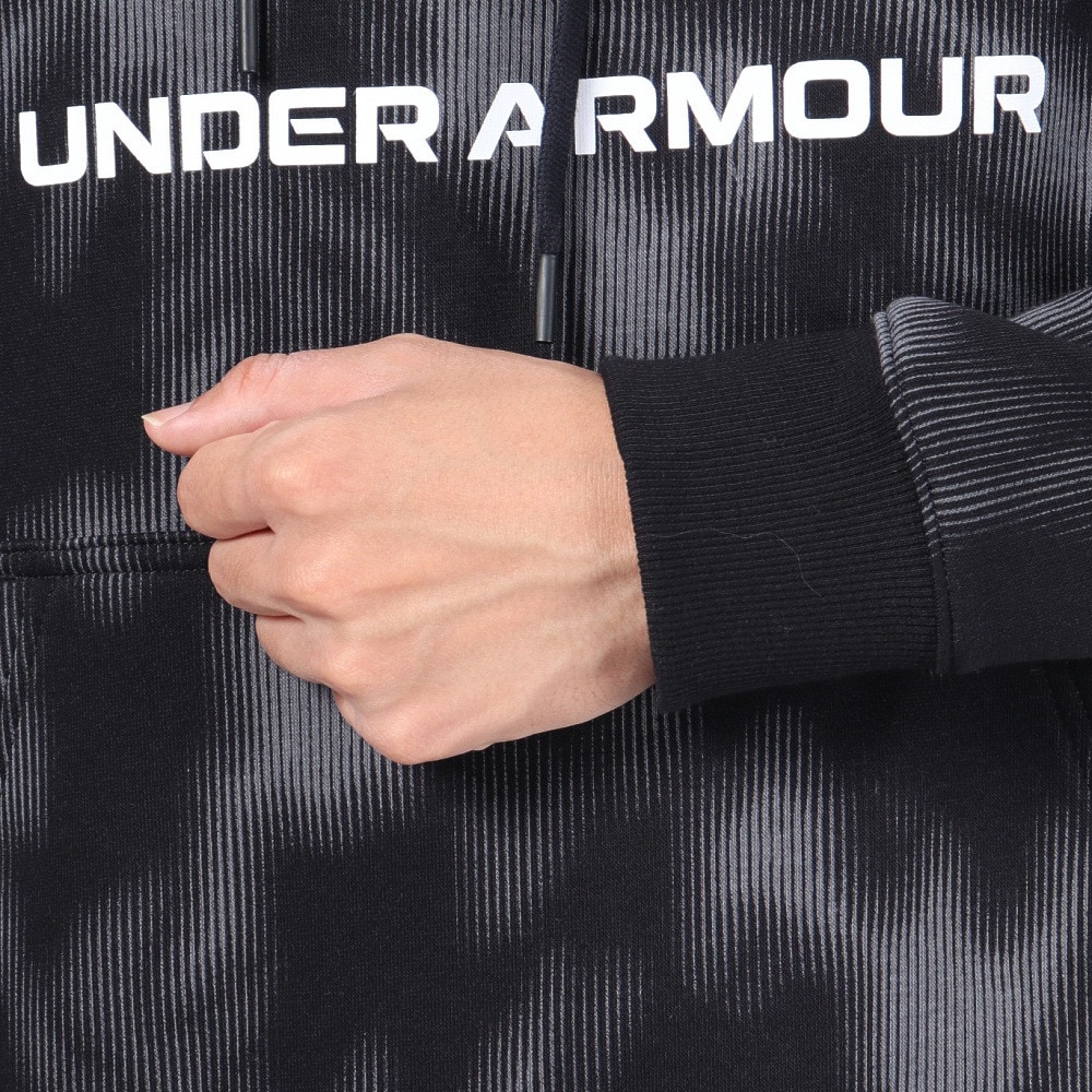 アンダーアーマー（UNDER ARMOUR）（メンズ）パーカー メンズ ライバルフリース ビッグロゴ 1381331 001