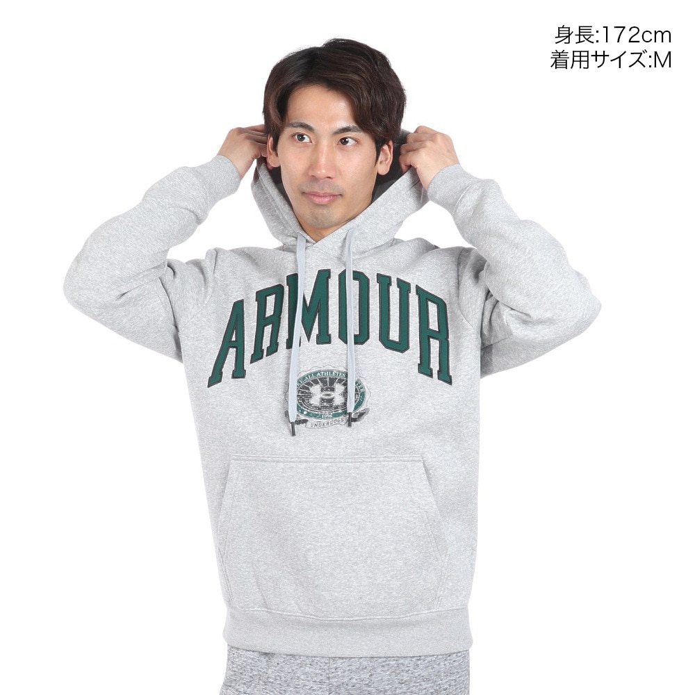 アンダーアーマー（UNDER ARMOUR）（メンズ）パーカー メンズ カレッジエイト フリース 1381332 011