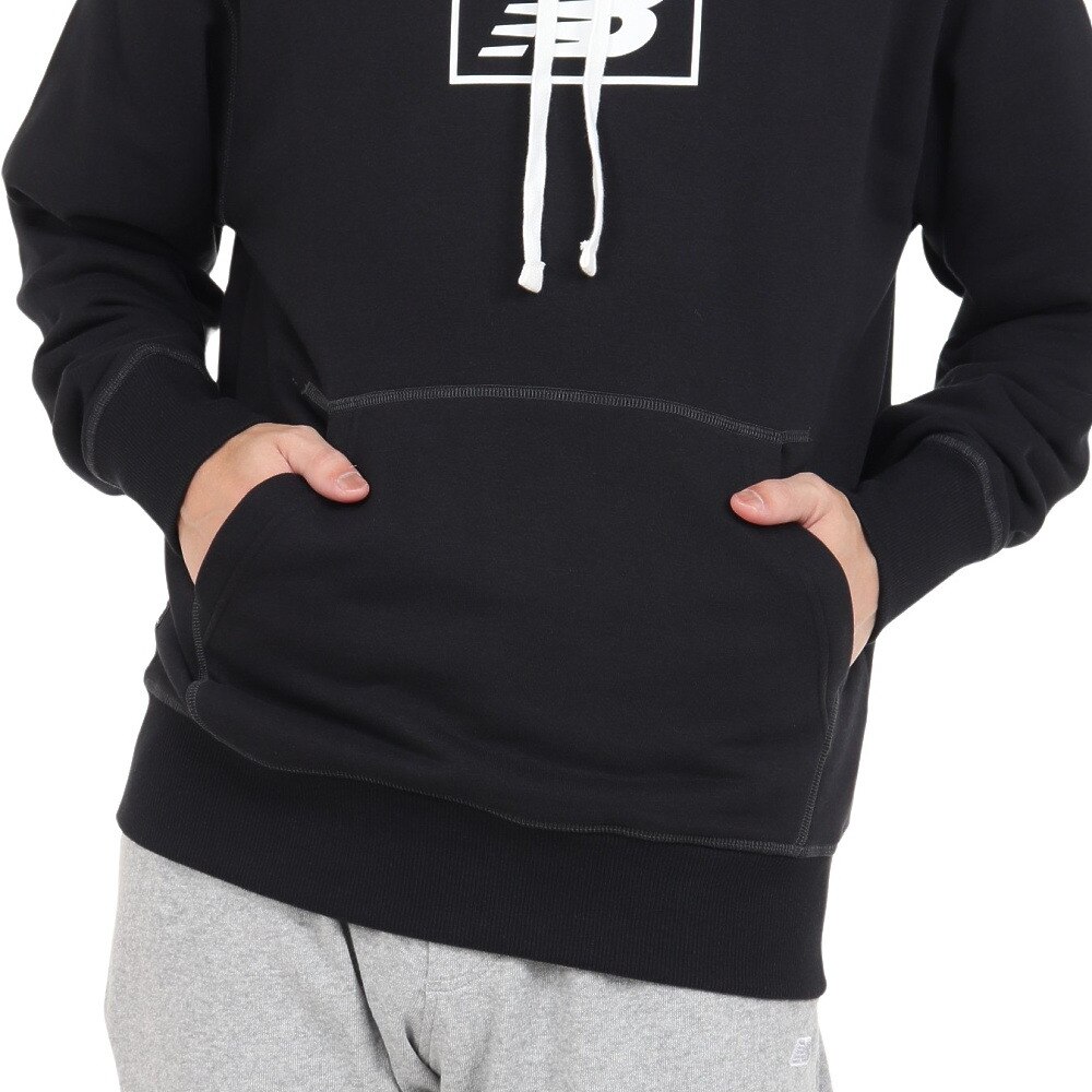 ニューバランス（new balance）（メンズ）パーカー メンズ NB Essentials スウェットフーディー MT33508BK