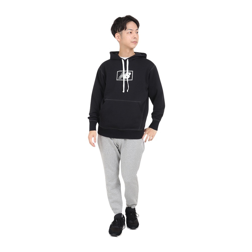 ニューバランス（new balance）（メンズ）パーカー メンズ NB Essentials スウェットフーディー MT33508BK
