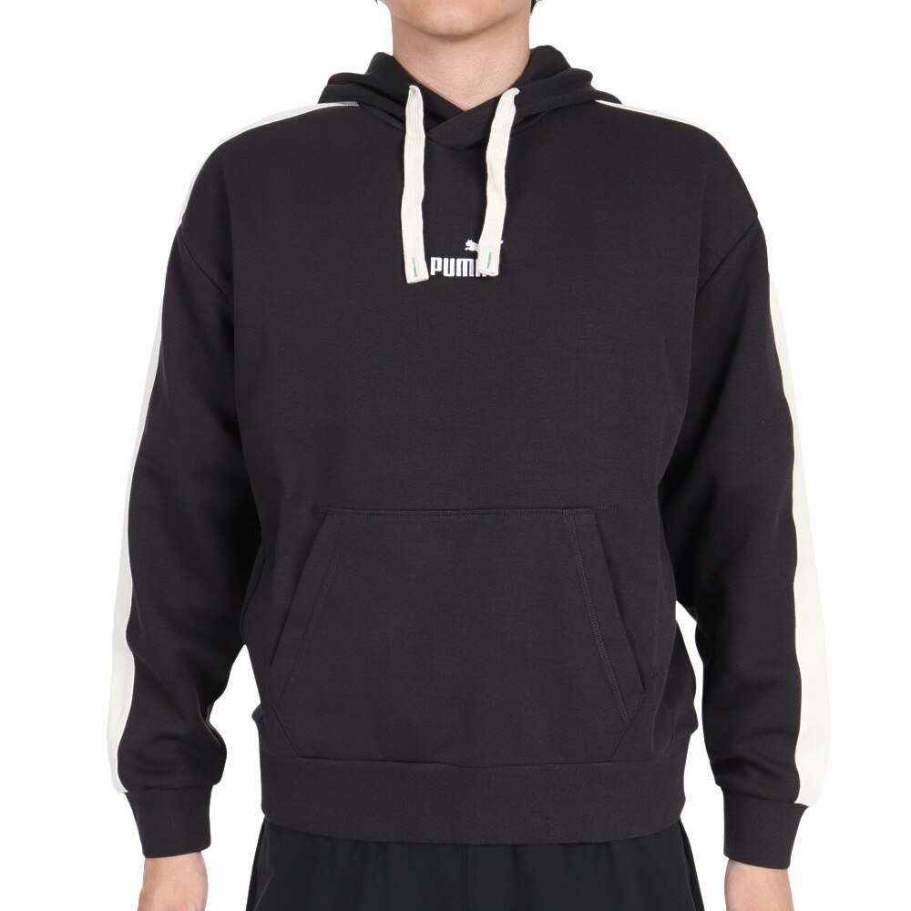 プーマ（PUMA）（メンズ）パーカー メンズ CORE HERITAGE フーディー スウェット 677675 01 BLK