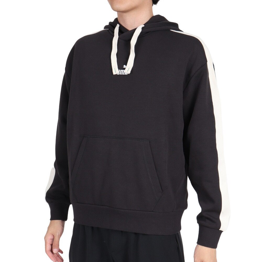 プーマ（PUMA）（メンズ）パーカー メンズ CORE HERITAGE フーディー スウェット 677675 01 BLK