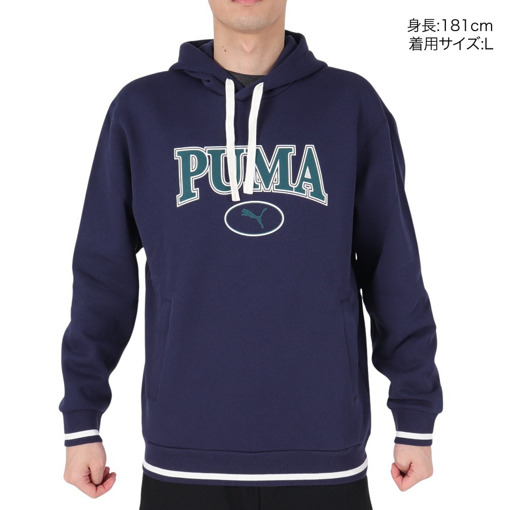 プーマ（PUMA）（メンズ）PUMA SQUAD フーディー 678401 06 NVY