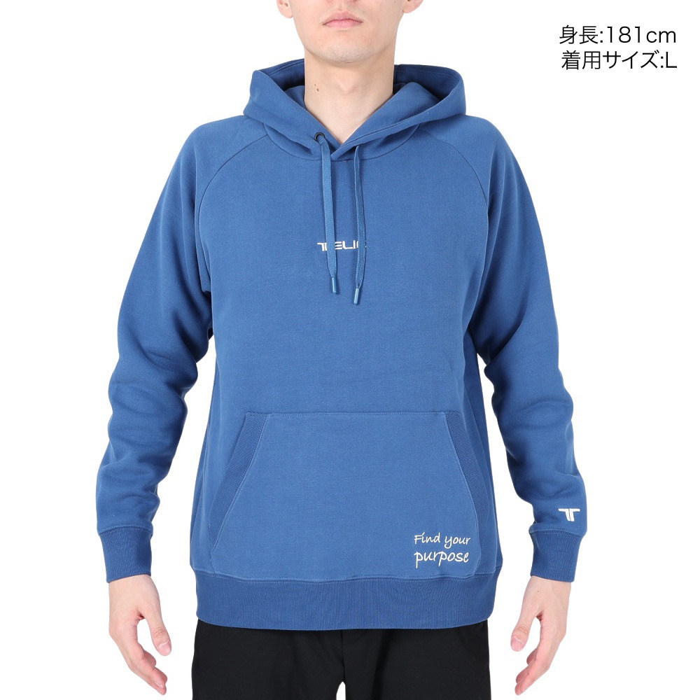 テリック（TELIC）（メンズ）スーパーソフト裏毛パーカ TL-C039PK-DB