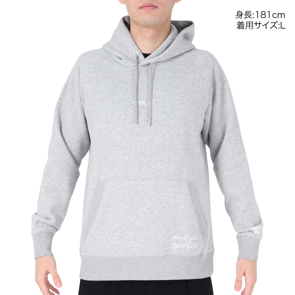 テリック（TELIC）（メンズ）スーパーソフト裏毛パーカ TL-C039PK-GRY