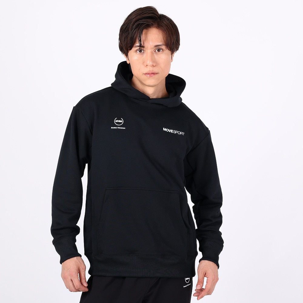 デサント（DESCENTE）（メンズ）ヘビーウェイト裏毛 フーディー DX-C2702XB BK