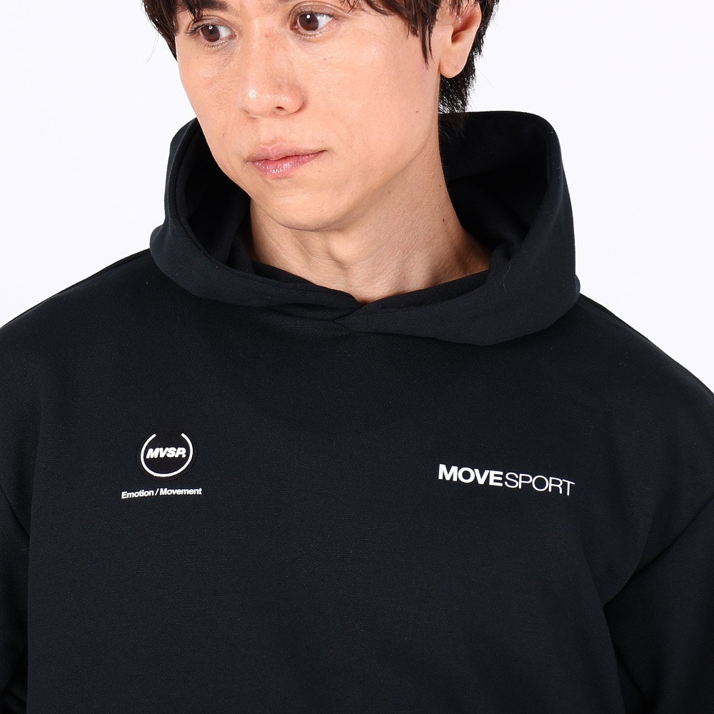 デサント（DESCENTE）（メンズ）ヘビーウェイト裏毛 フーディー DX-C2702XB BK