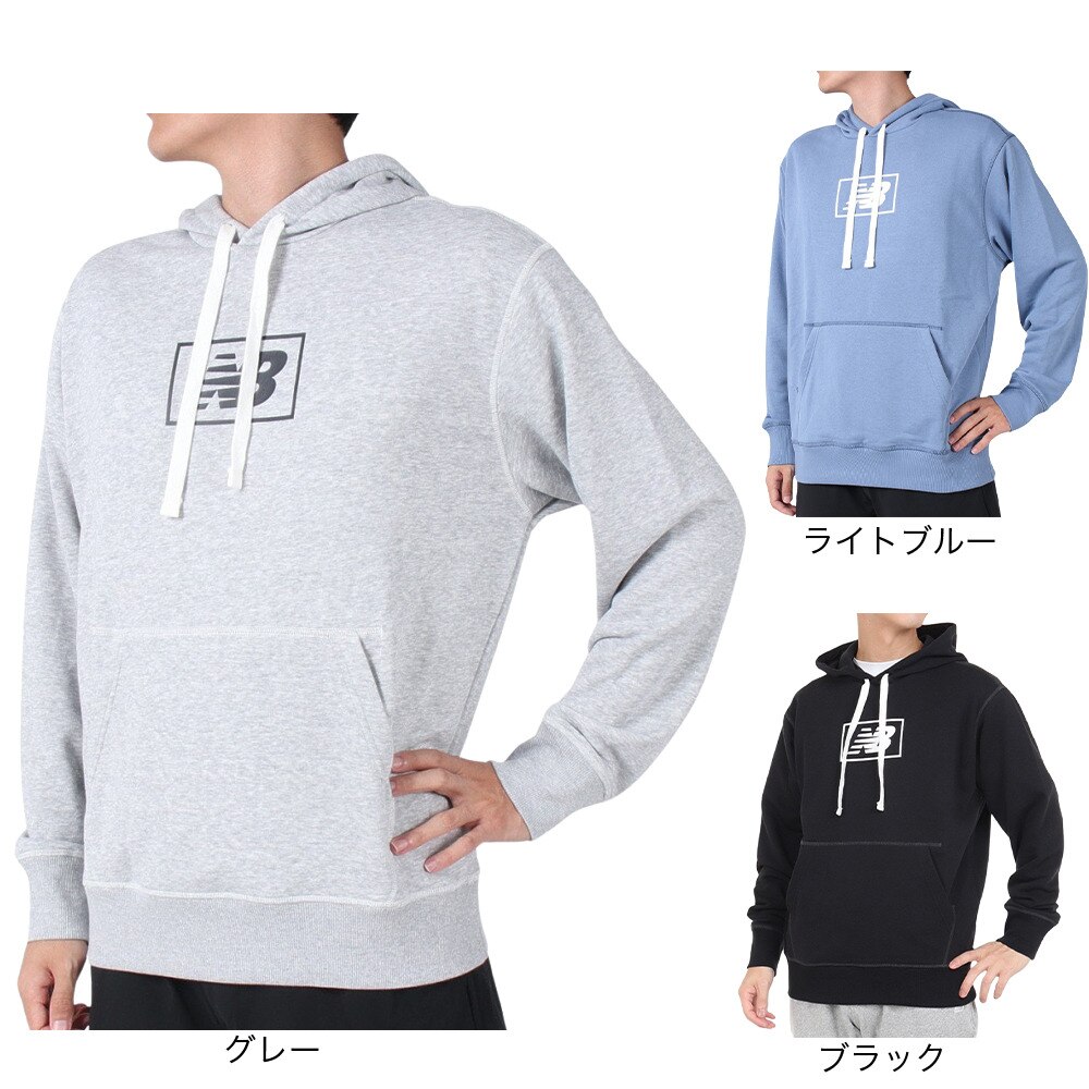 ニューバランス（new balance）（メンズ）パーカー メンズ NB Essentials スウェットフーディー MT33508AG