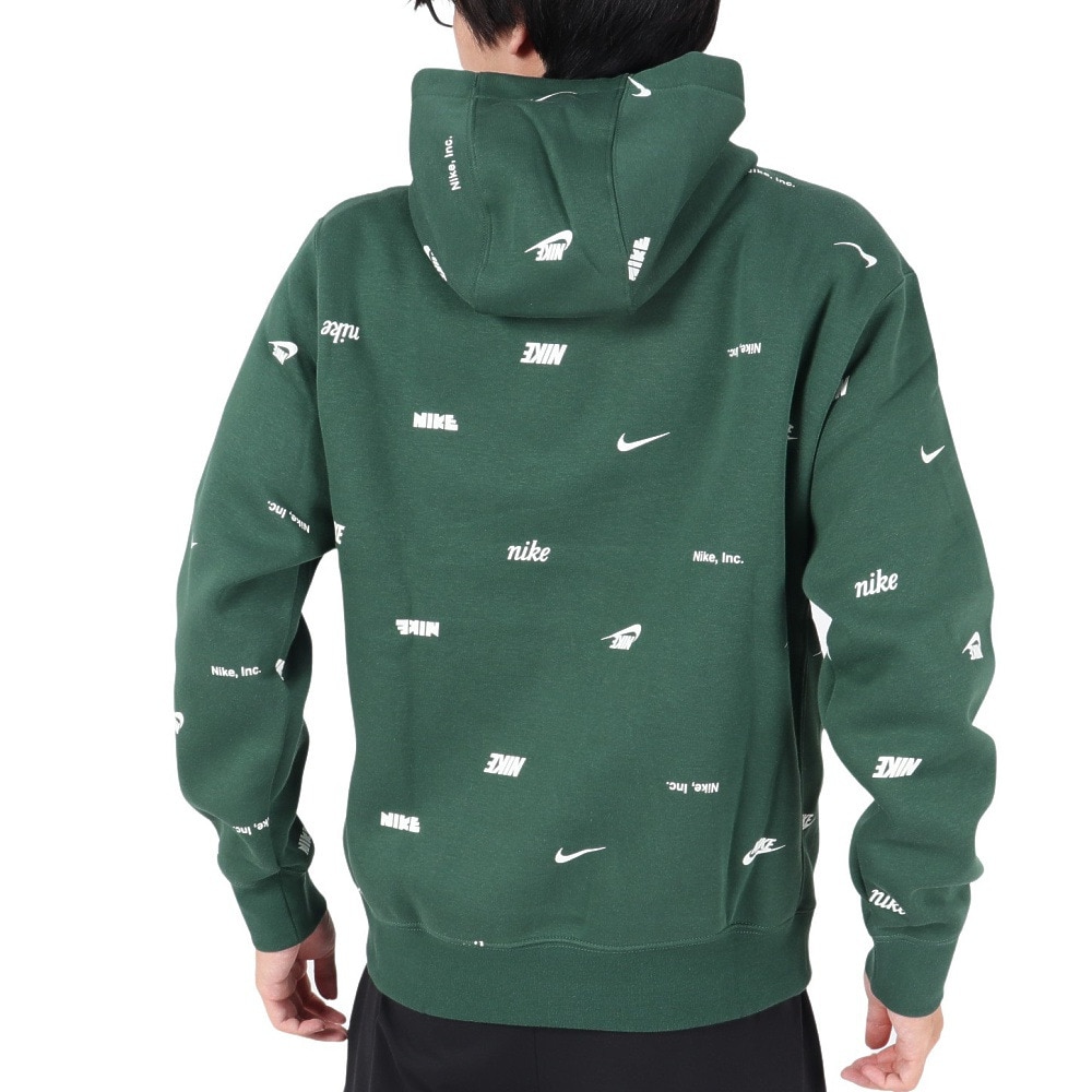 ナイキ（NIKE）（メンズ）クラブ フリース オールオーバー プリント プルオーバー パーカー FB7435-323