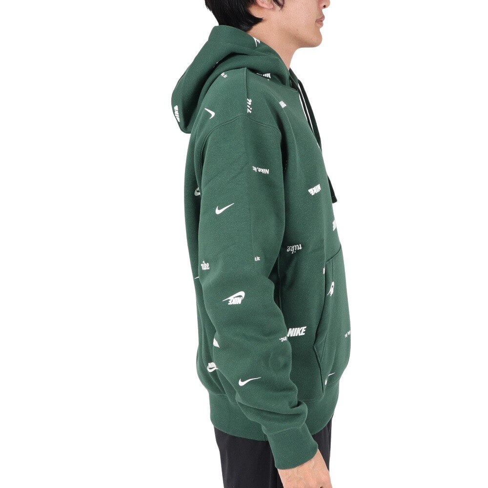 ナイキ（NIKE）（メンズ）クラブ フリース オールオーバー プリント プルオーバー パーカー FB7435-323
