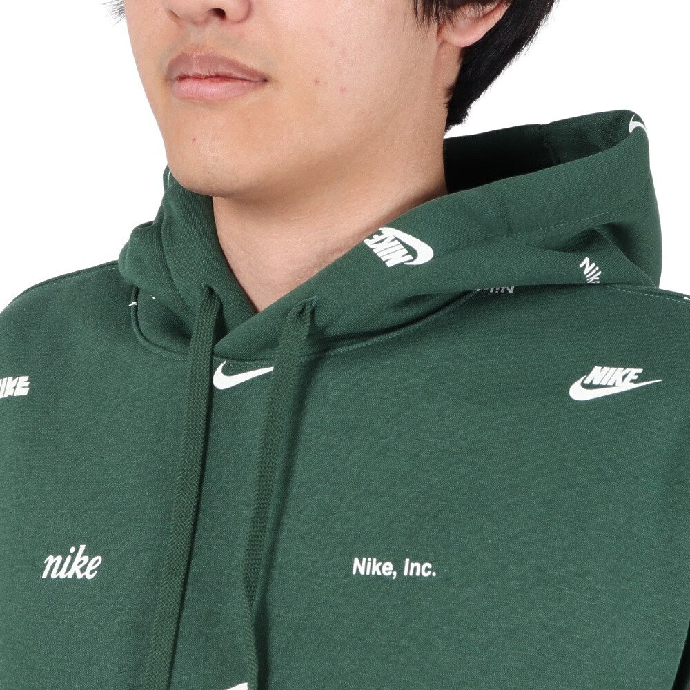 ナイキ（NIKE）（メンズ）クラブ フリース オールオーバー プリント プルオーバー パーカー FB7435-323