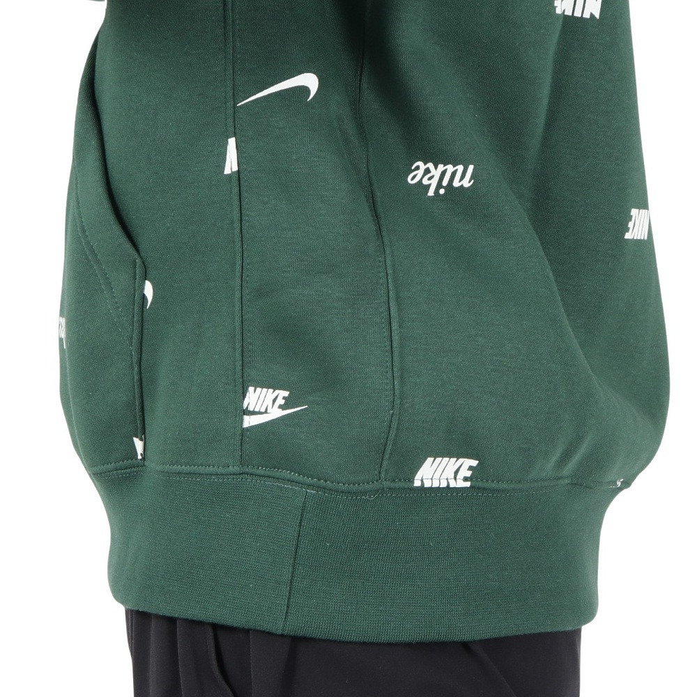 ナイキ（NIKE）（メンズ）クラブ フリース オールオーバー プリント プルオーバー パーカー FB7435-323