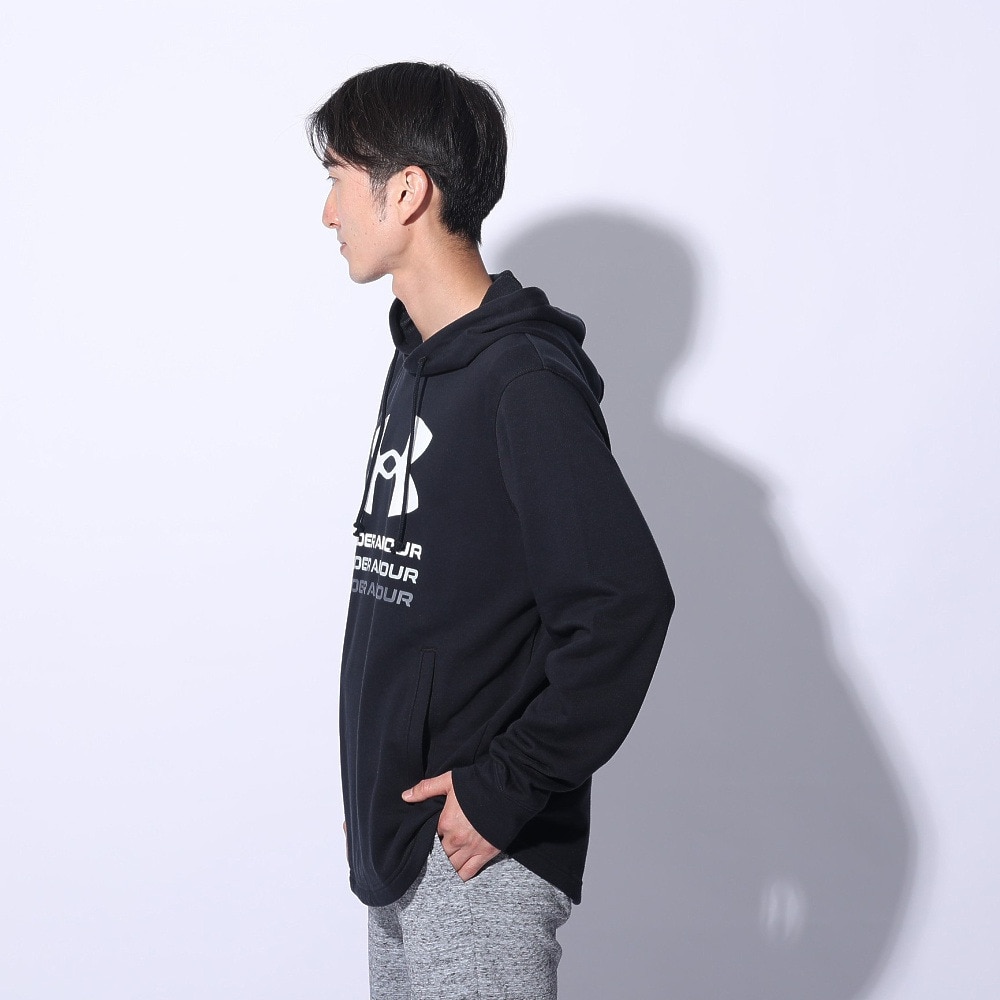 アンダーアーマー（UNDER ARMOUR）（メンズ）ライバルテリー グラフィック フーディー 1386047 001