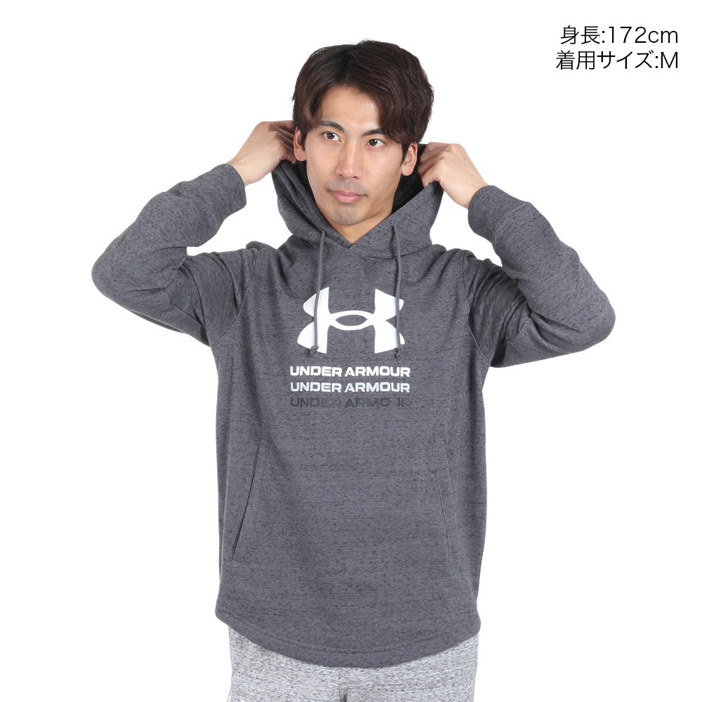 アンダーアーマー（UNDER ARMOUR）（メンズ）ライバルテリー グラフィック フーディー 1386047 025