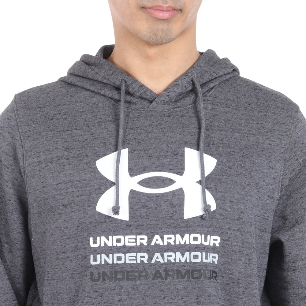 アンダーアーマー（UNDER ARMOUR）（メンズ）ライバルテリー グラフィック フーディー 1386047 025