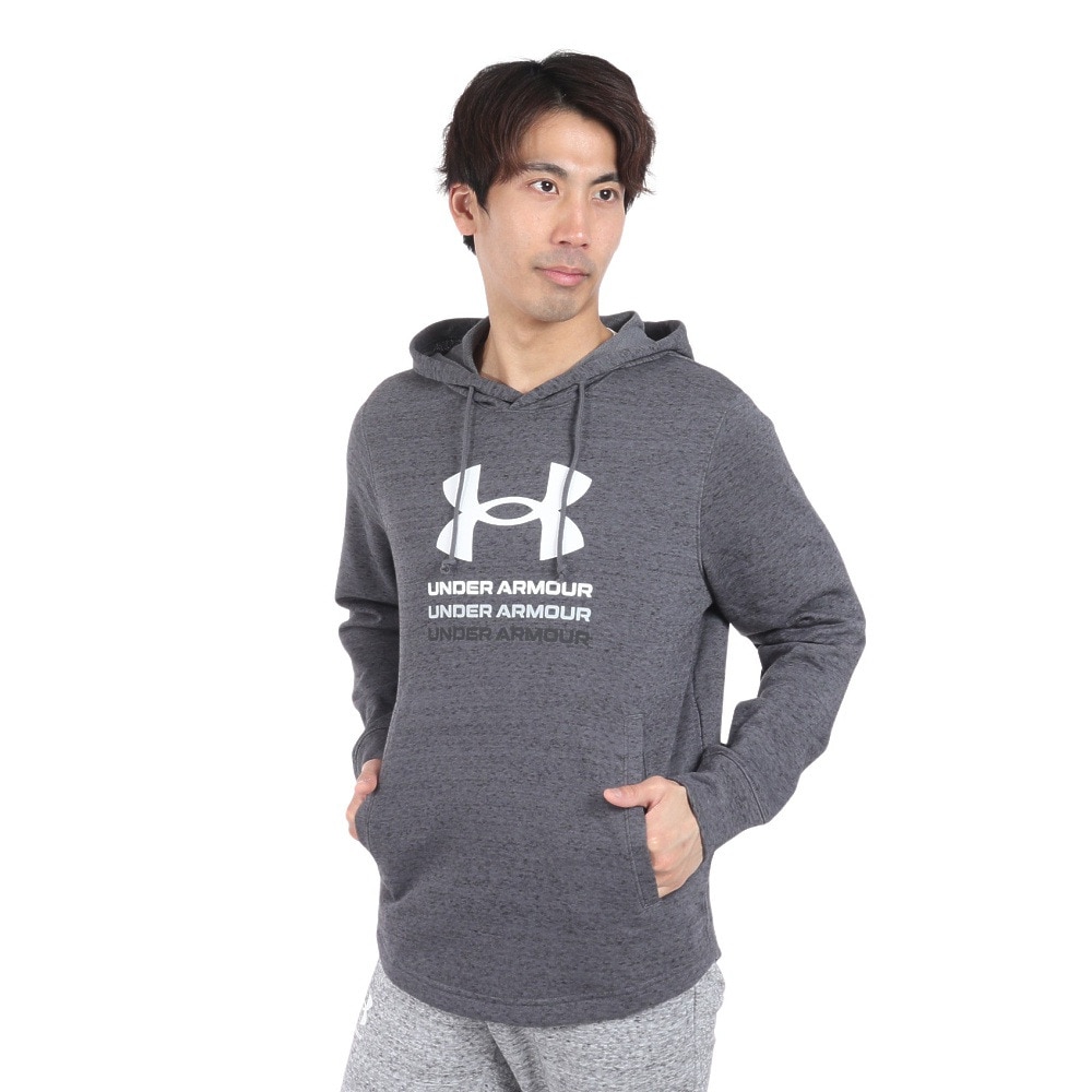 アンダーアーマー（UNDER ARMOUR）（メンズ）ライバルテリー グラフィック フーディー 1386047 025