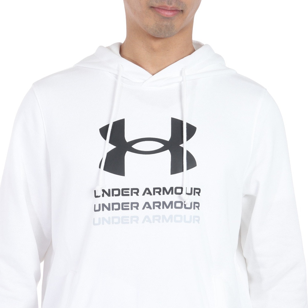 アンダーアーマー（UNDER ARMOUR）（メンズ）ライバルテリー グラフィック フーディー 1386047 100