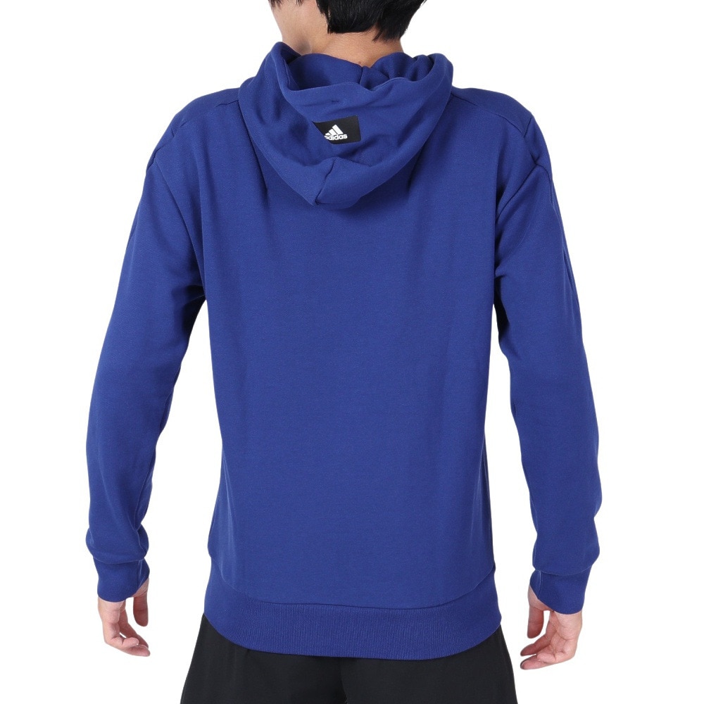 アディダス（adidas）（メンズ）スポーツウェア フューチャーアイコン ロゴグラフィック パーカー BP041-GR4106