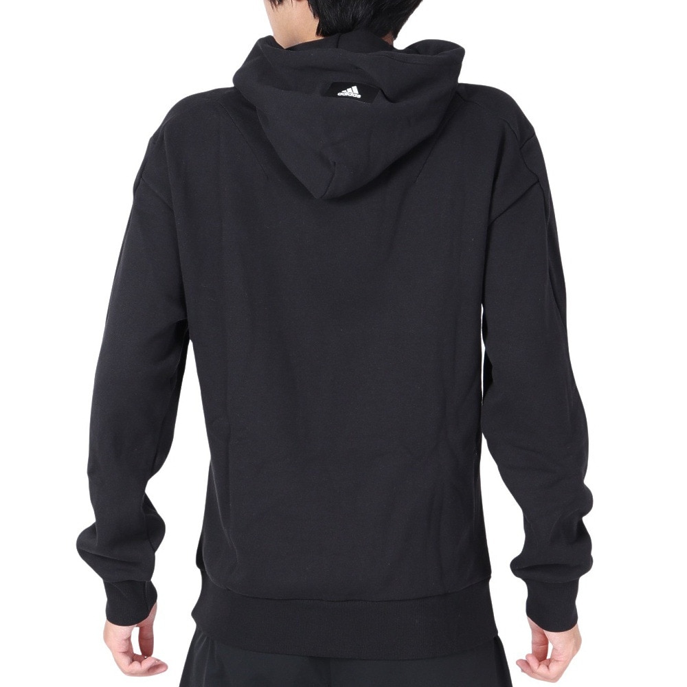 アディダス（adidas）（メンズ）スポーツウェア フューチャーアイコン ロゴグラフィック パーカー BP041-H39801