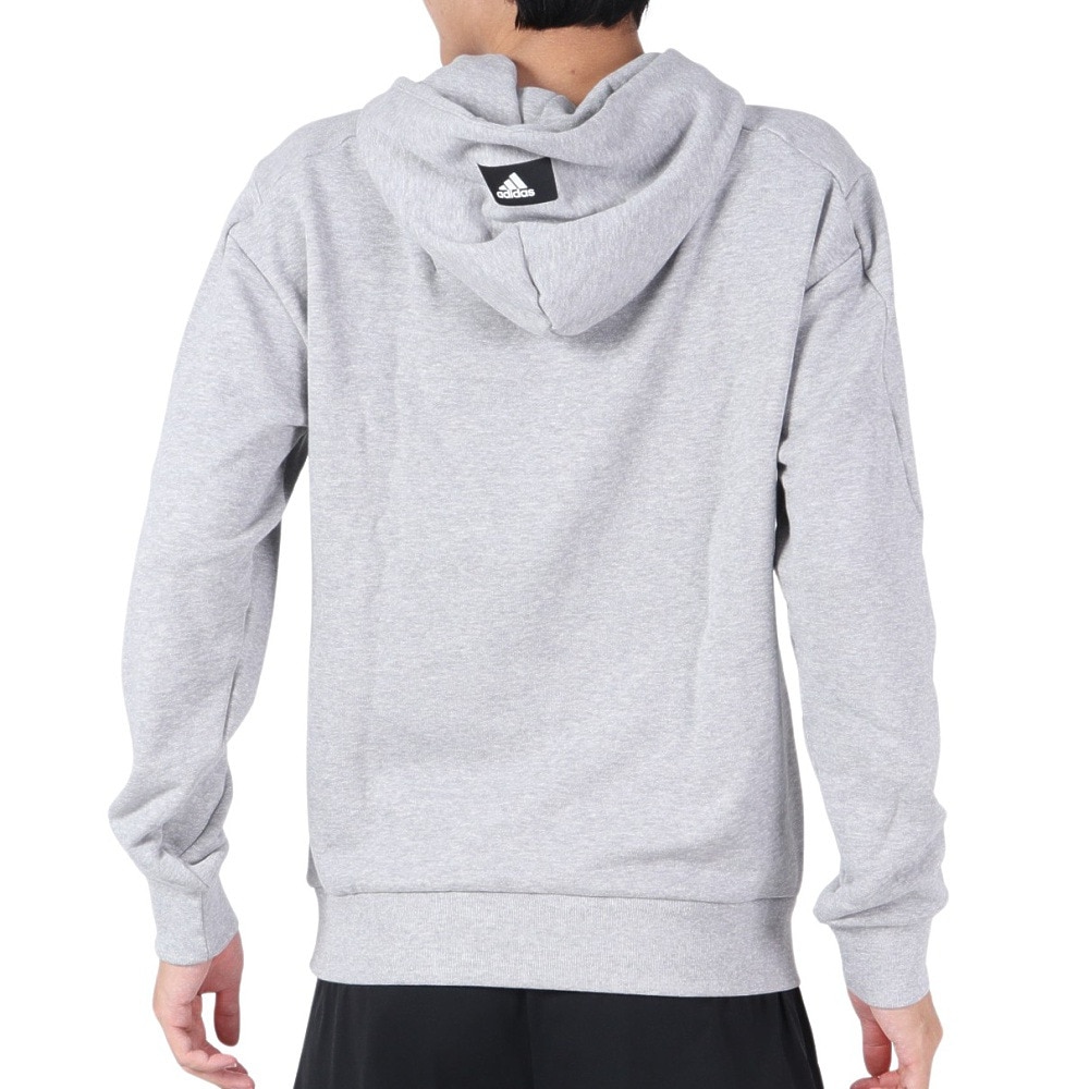 アディダス（adidas）（メンズ）スポーツウェア フューチャーアイコン ロゴグラフィック パーカー BP041-H39802