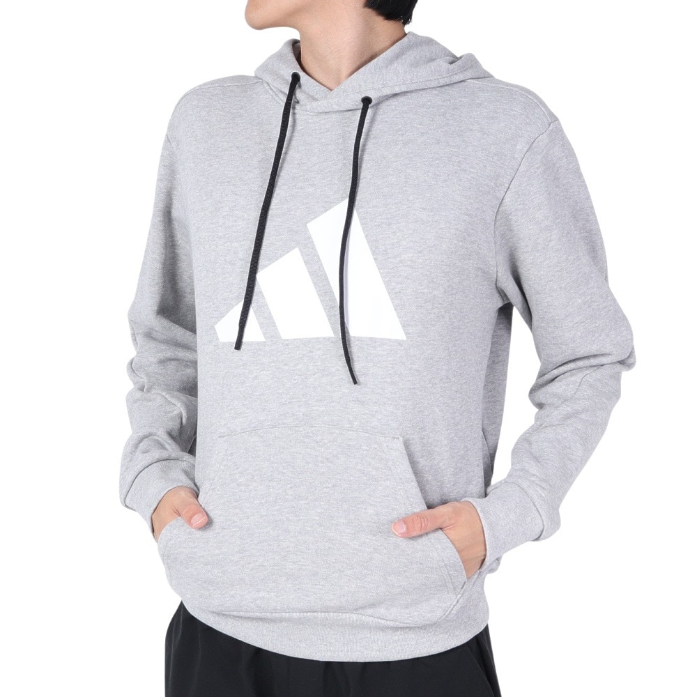 アディダス（adidas）（メンズ）スポーツウェア フューチャーアイコン ロゴグラフィック パーカー BP041-H39802