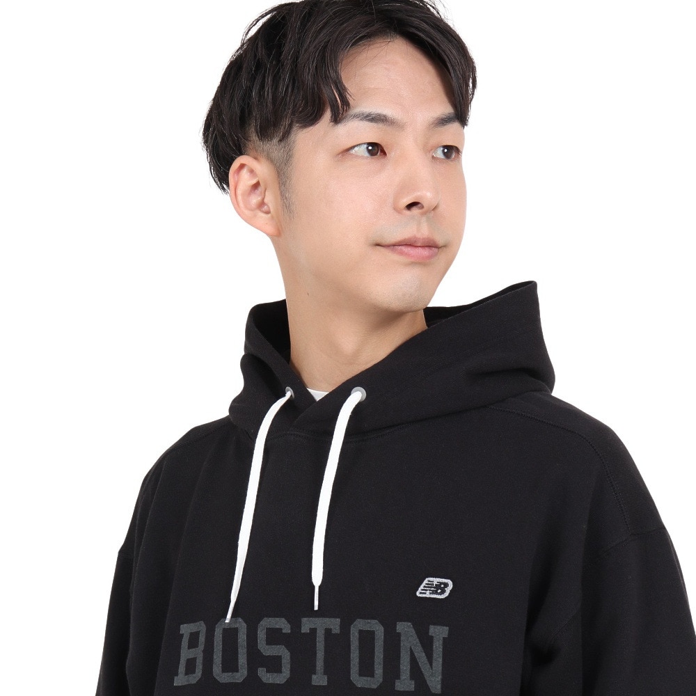 ニューバランス（new balance）（メンズ）900 フレンチテリー82 BOSTON プリントフーディー AMT35107BK