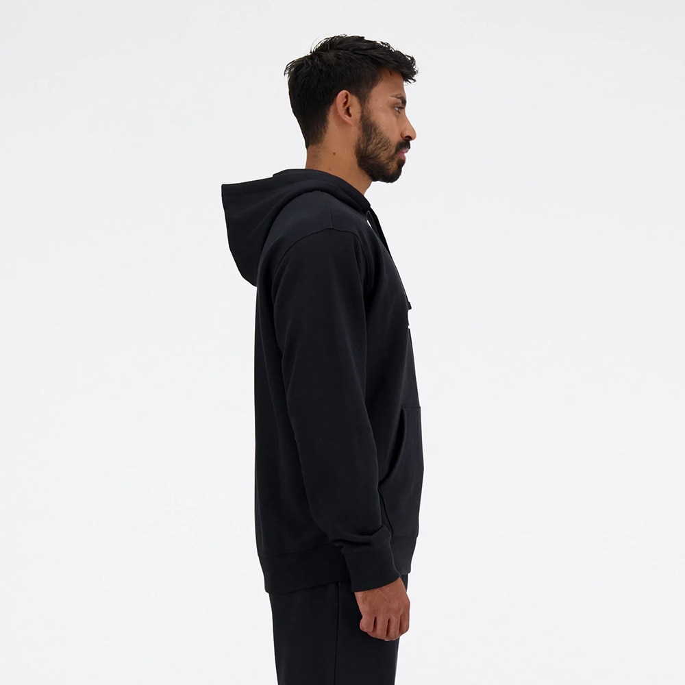 ニューバランス（new balance）（メンズ）Sport Essentials Stacked Logo スウェットフーディ MT41501BK