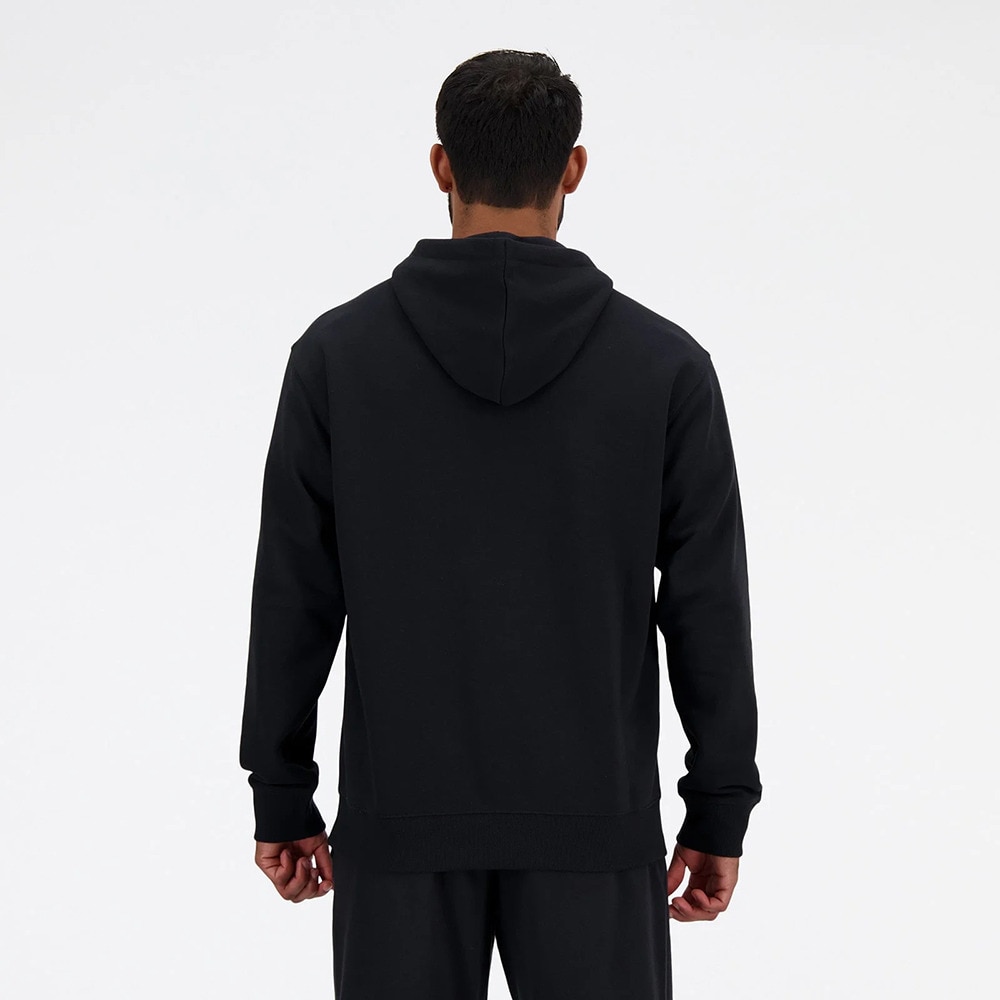 ニューバランス（new balance）（メンズ）Sport Essentials Stacked Logo スウェットフーディ MT41501BK