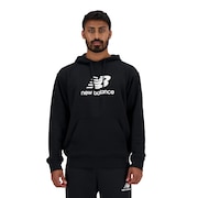 (メンズ)Sport Essentials Stacked Logo スウェットフーディ MT41501BK