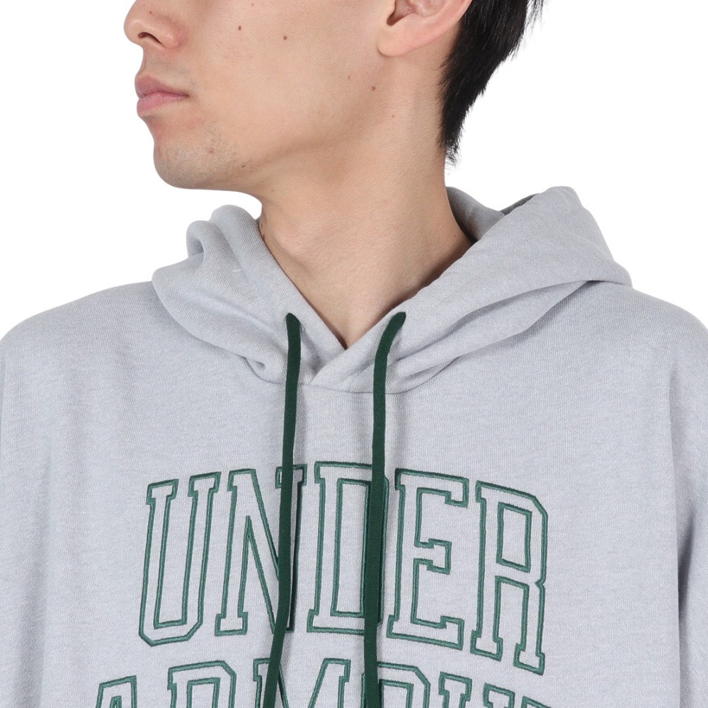 アンダーアーマー（UNDER ARMOUR）（メンズ）アイコン ヘビーウェイト テリー オーバーサイズ フーディー 1386549 011