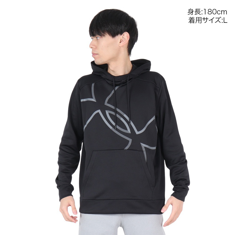 アンダーアーマー（UNDER ARMOUR）（メンズ）アーマーフリース エクストララージロゴ フーディー 1386579 001
