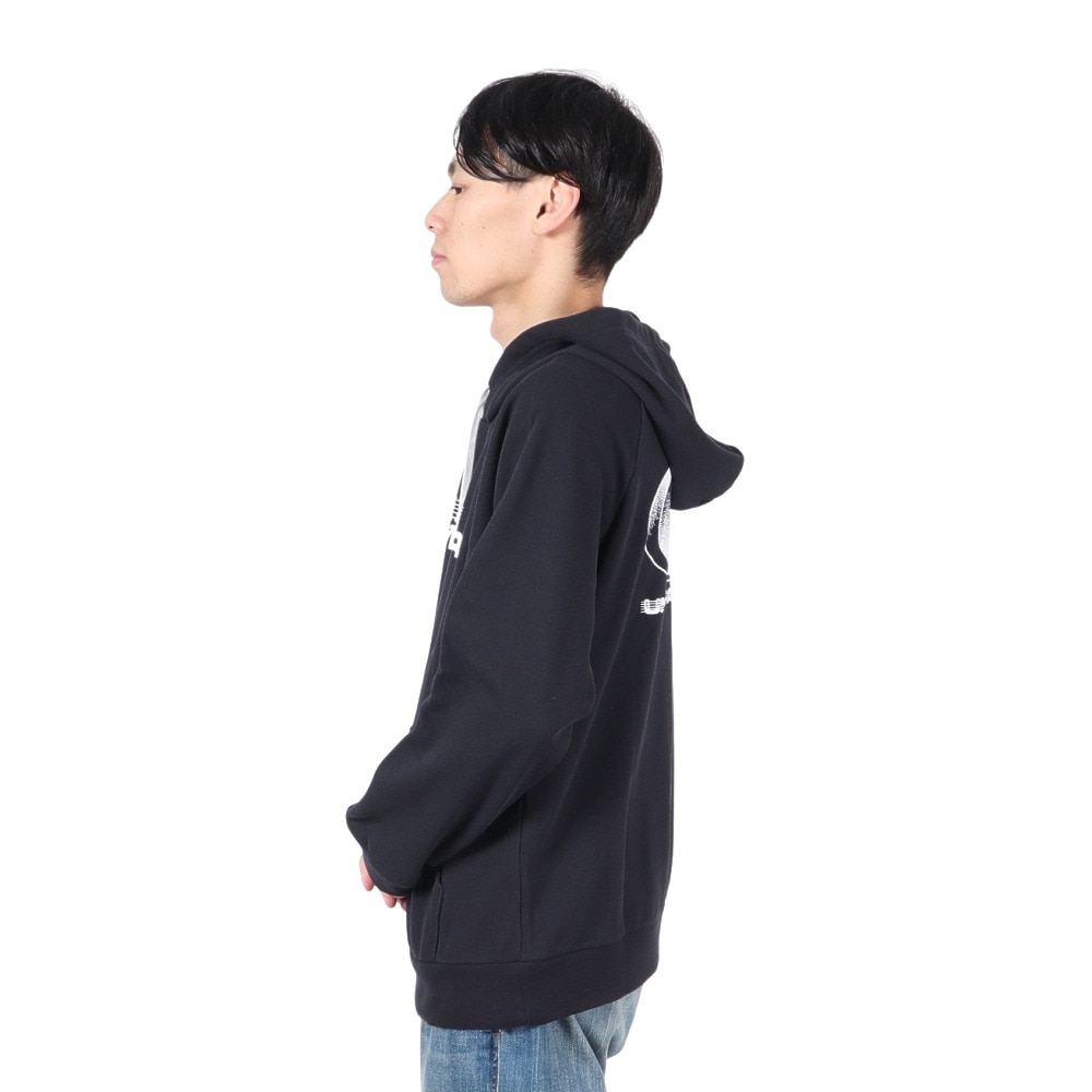 アンダーアーマー（UNDER ARMOUR）（メンズ）ライバルフリース グリッチ テクスチャード フーディー 1389428 001