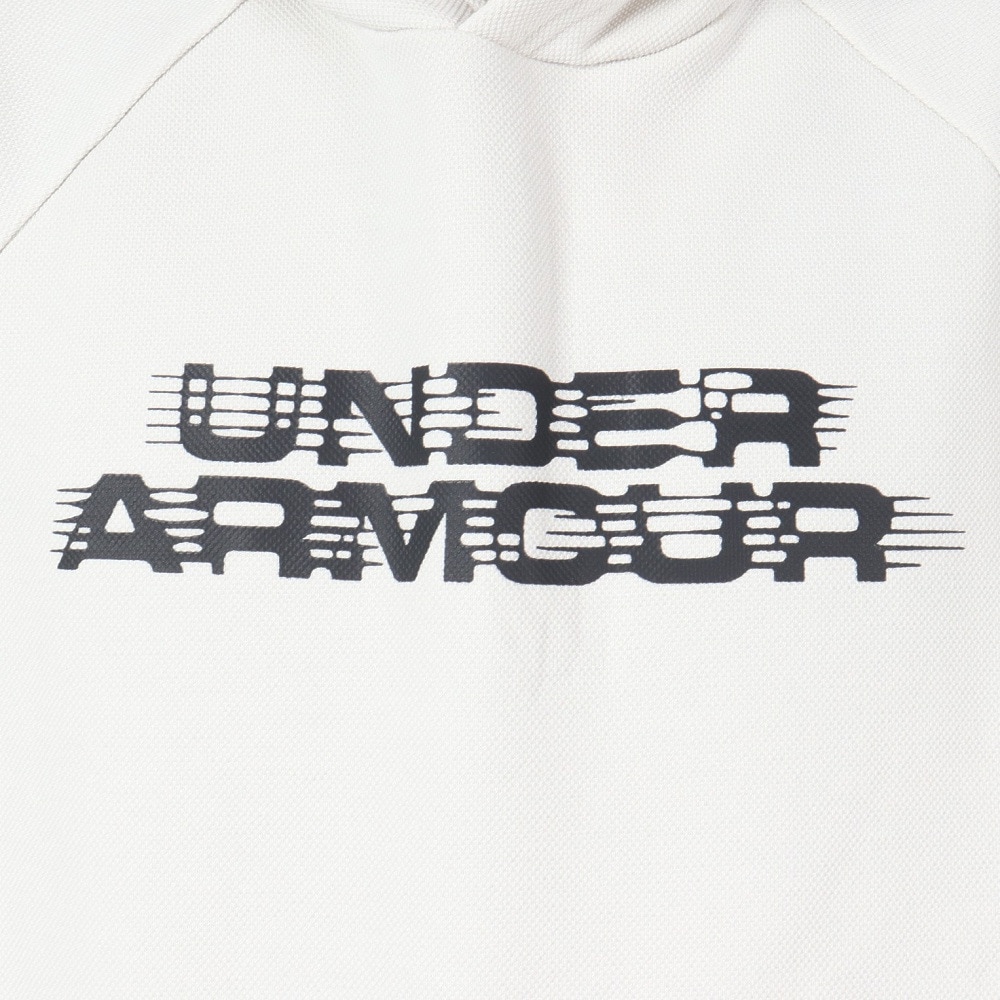 アンダーアーマー（UNDER ARMOUR）（メンズ）ライバルフリース グリッチ テクスチャード フーディー 1389428 110
