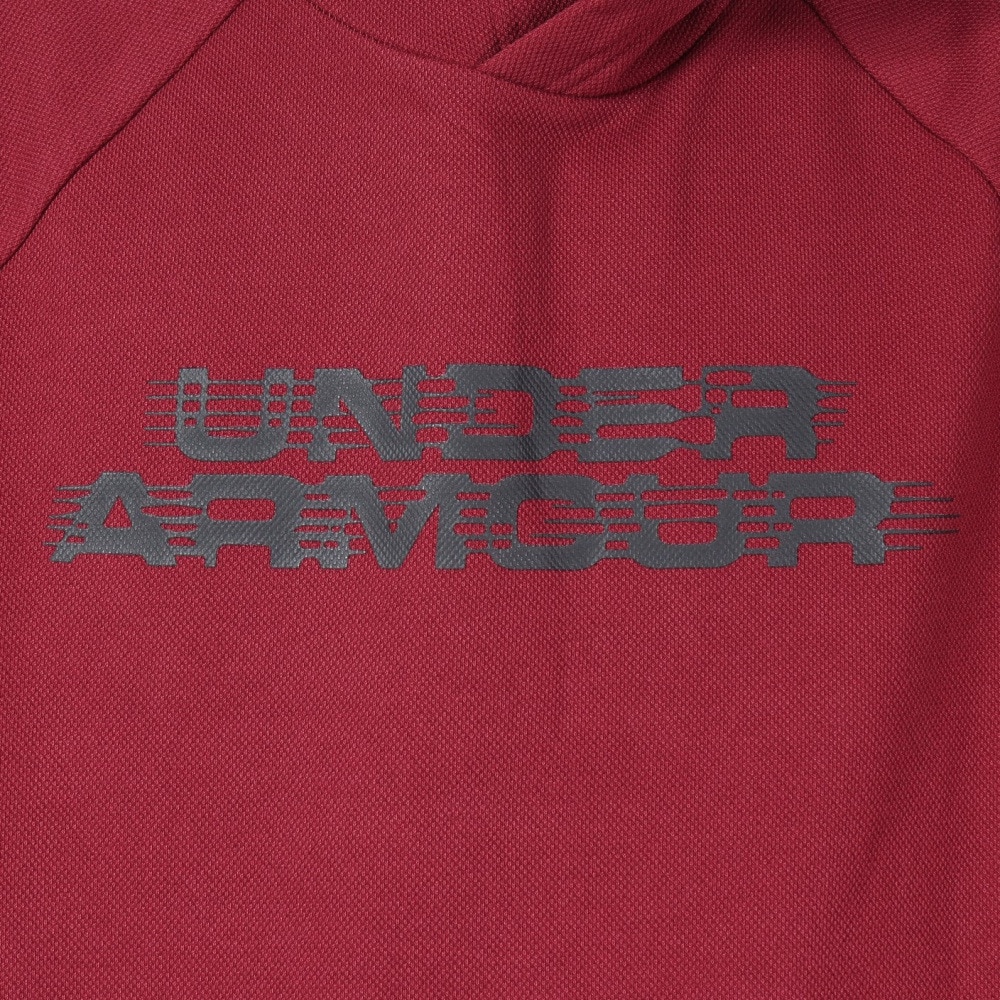 アンダーアーマー（UNDER ARMOUR）（メンズ）ライバルフリース グリッチ テクスチャード フーディー 1389428 625