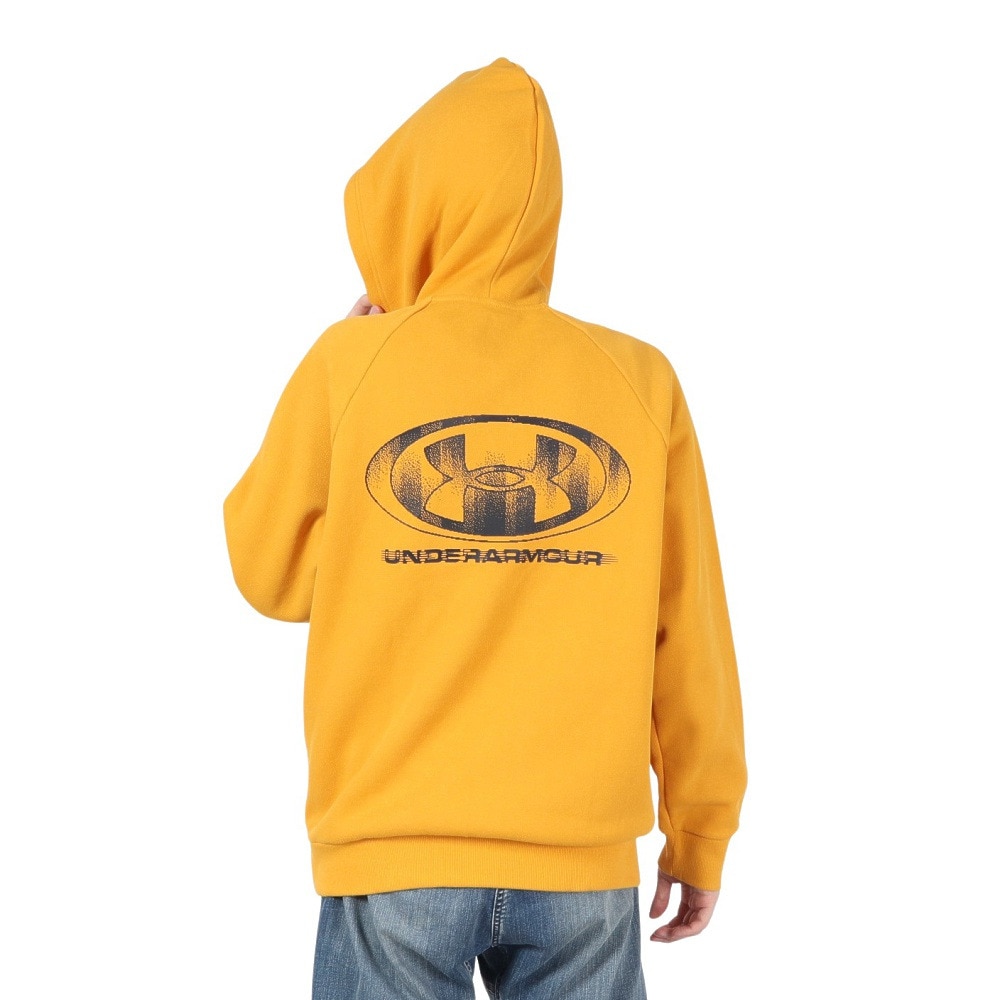 アンダーアーマー（UNDER ARMOUR）（メンズ）ライバルフリース グリッチ テクスチャード フーディー 1389428 711
