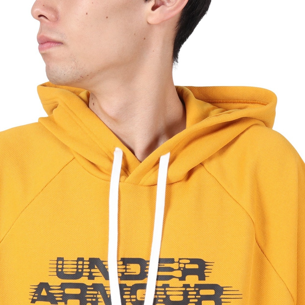 アンダーアーマー（UNDER ARMOUR）（メンズ）ライバルフリース グリッチ テクスチャード フーディー 1389428 711
