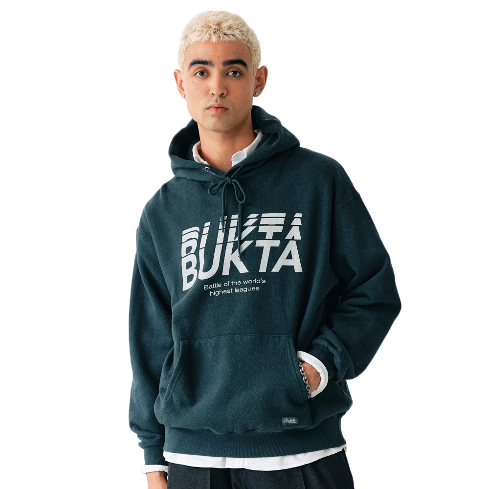 バクタ（BUKTA）（メンズ）ヘビーOZ裏毛パーカー BU2415808 65 GREEN